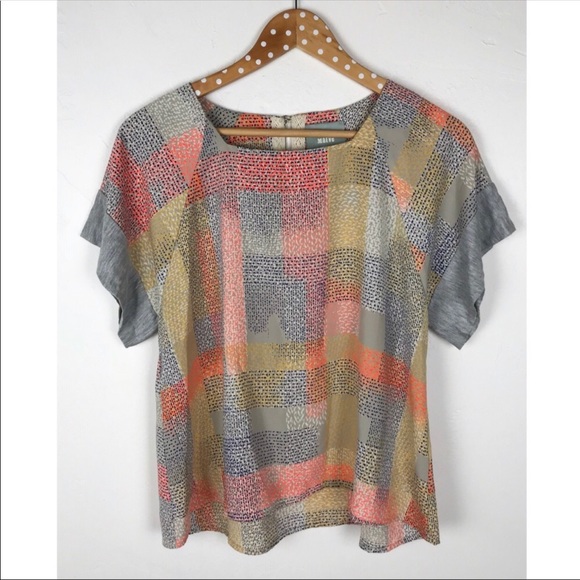 Anthropologie Tops - Maeve  [Anthropologie] Mixed Media Top